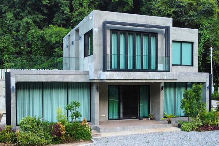 ผลงานสร้างบ้านโมเดิร์น